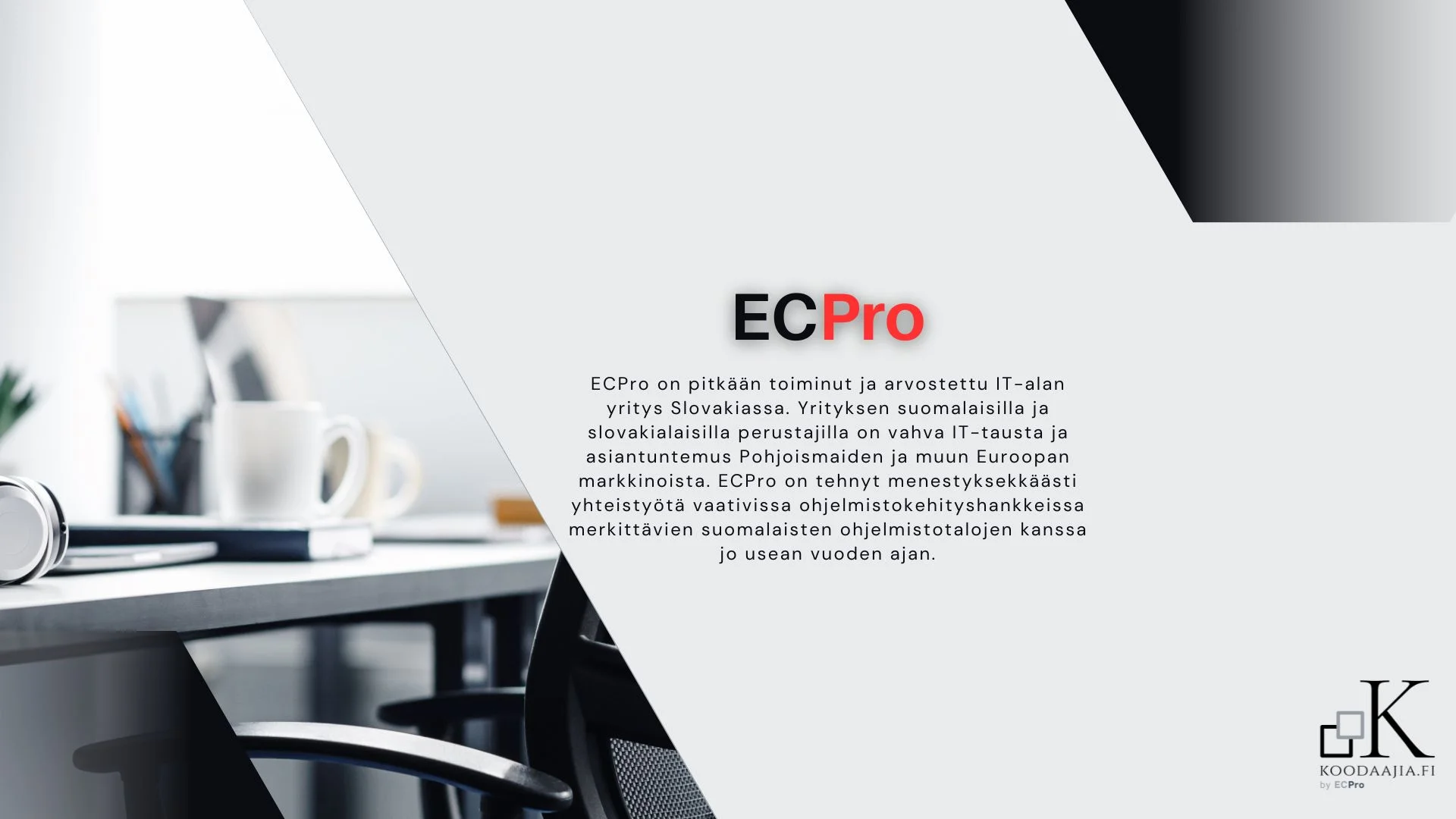Vuokraa ohjelmistokehittäjä - ECPro:n esittely