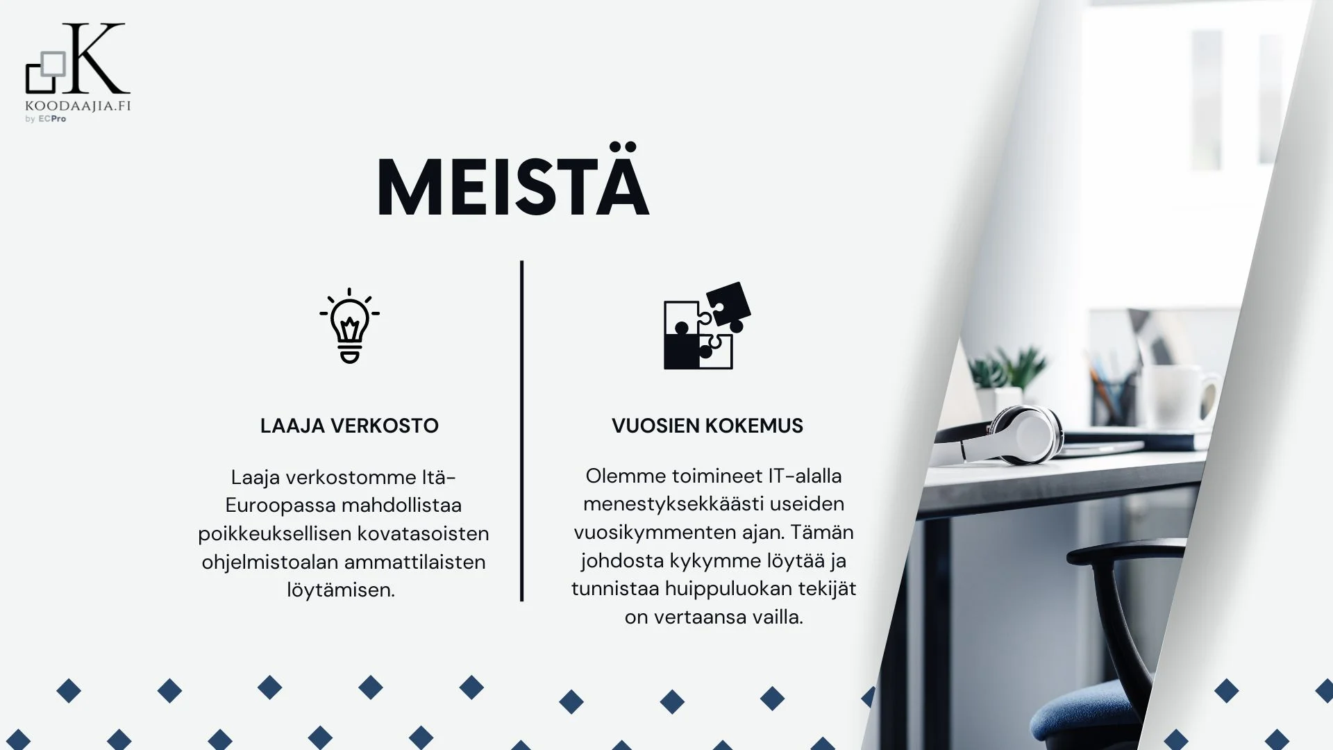 Vuokraa ohjelmistokehittäjä - Tietoa meistä