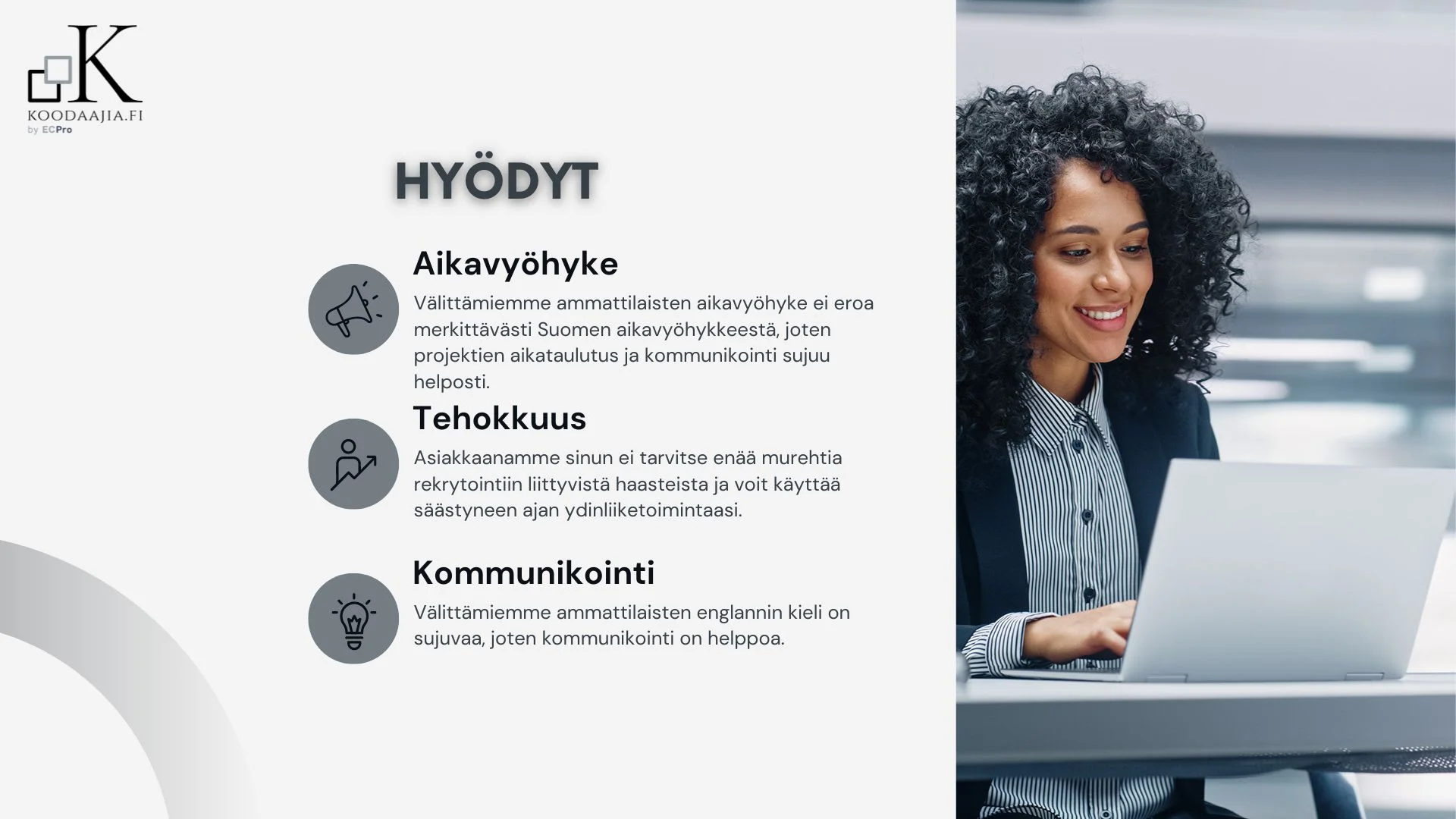 Vuokraa ohjelmistokehittäjä - Palvelumme hyödyt osa 2